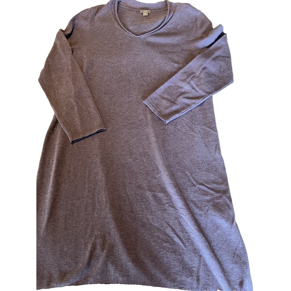 J.Jill  Womens PM Petite Medium Lilac Mist 3/4‎ Sleeve Tunic Top